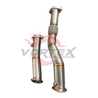 Tubo de Escape de Alto Flujo Vortex de Acero Inoxidable 304 con Acabado Espejo de 1.5 mm de Espesor para M3 G80/M4 G82 S58 3.0T 2021-2025