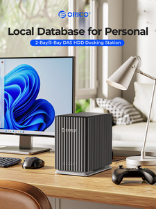 ORICO 2/5-bay HDD Docking Station Loại-C ổ cứng bên ngoài bao vây làm mát im lặng lưu trữ HDD Docking Station - Product Image 2