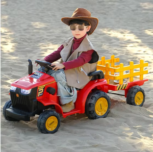 Trattore Elettrico Cavalcabile per Bambini 12V con Telecomando, Quattro Ruote, 2 Posti, Giocattolo di Tendenza - Product Image 2