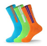 Chaussettes de cyclisme pour jeunes, épaisses, classiques, confortables, respirantes, haute visibilité, compression, antidérapantes, phosphorescentes, vente en gros