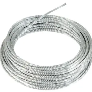 Fabricante profesional de cuerda de alambre de acero para ascensores 8X19s + FC cuerda de acero de 12 mm