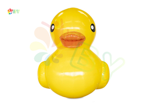 BOYAN <span class=keywords><strong>bain</strong></span> gonflable en plastique en vrac en caoutchouc <span class=keywords><strong>de</strong></span> course flottante bon marché canard jaune - Product Image 2