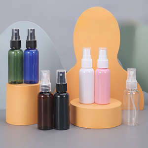 빈 재활용 저렴한 30ml 50ml 60ml 100ml 120ml 작은 짜기 헤어 오일 PET 스프레이 뚜껑이있는 흰색 검정색 플라스틱 스프레이 병 - Product Image 3