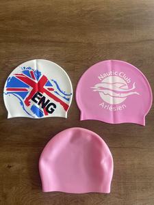 Gorro de Natación de Silicona con Logotipo Personalizado, Diseño Impermeable, Directo de Fábrica, para Adultos y Niños - Product Image 6