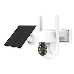 Venta caliente Tris Home APP Detección de Movimiento/Visión nocturna Panel solar CCTV Cámara PTZ Cámara al aire libre para venta al por mayor Q25 - Product Image 3