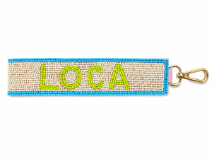 Sstringz Handmade LOCA Keychain Personalized Beaded <b>Key</b> <b>Ring</b> Custom Bag Charm Gift Accessory for <b>Keys</b> Backpacks and Handbags - Product Image 4