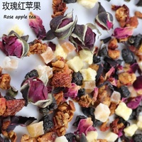 Mélange de fruits de pomme de qualité supérieure, rose dans un thé à saveur libre, beauté, fruits amincissants, thé à la fleur, prix de gros
