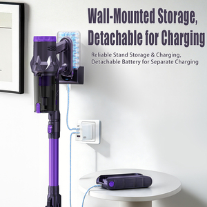 Aspirateur sans fil portable avec logo personnalisé, batterie amovible, écran numérique LED, USB-C, pour la maison et l'hôtel, nettoyage des sols - Vente en gros usine - Product Image 4