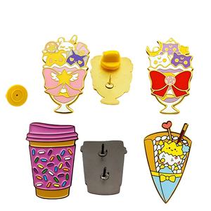 工場直送カスタムロゴメタルハードソフトエナメルバッジブローチファッションジャージー装飾ラペルピン服用 - Product Image 2