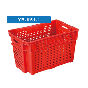 Nhựa thông hơi Thùng nông nghiệp trái cây Giao thông vận tải lưu trữ <span class=keywords><strong>container</strong></span> Stackable nestable Thùng - Product Image 1