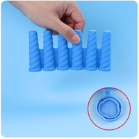 Moules à sucettes glacées en silicone YDS Moules à glaçons pour enfants, tubes à sucettes glacées réutilisables avec couvercles Conception sans goutte parfaite pour les bâtonnets de yaourt