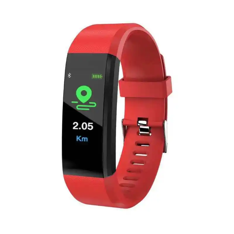 Color Screen Smart Band Blood Pressure Tracker Watch Wristband Waterproof Wrist Band Bracelet Watchband Pedometer