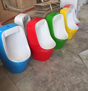 โถปัสสาวะชายแบบแขวนผนัง KD-K001U สำหรับโรงเรียนอนุบาล  วัสดุเซรามิก  มีหลายสี  ขนาดเล็ก - Product Image 4