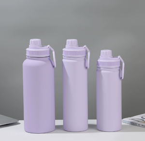 500ml 750ml 1000ml Capacity Stainless Steel Water <b>Bottle</b> With Screw Cap - Product Image 2