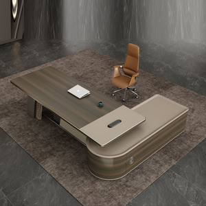 Premium Muebles Finos Para Oficina Elegant Moves De Escritorio Stylish Table Boss &amp; Exquisitely I Shape <strong>Art</strong> <strong>Deco</strong> Luxury <strong>Desk</strong> - Product Image 2