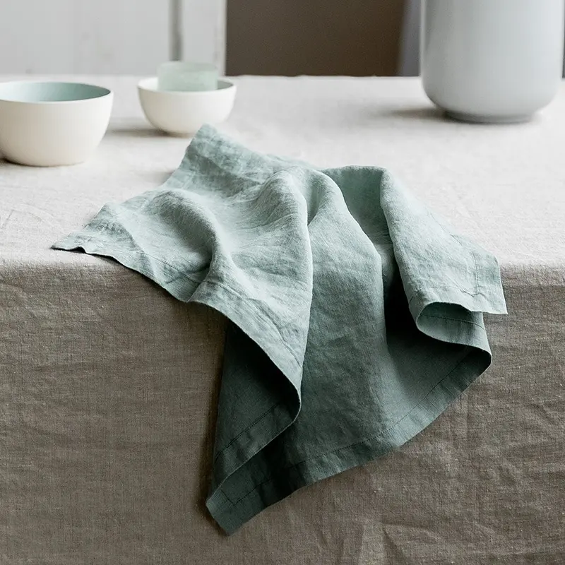 100% Linnen Thuisgebruik Servet Voor Tafelkleed Cover Voor Indoor En Outdoor Gebruik