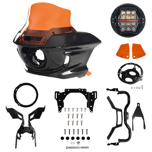 ST fairing Dyna dấu ngoặc fairing đầy màu sắc ST kính chắn gió & 5.75 "LED ST đèn pha cho <span class=keywords><strong>Harley</strong></span> Dyna FXD fxdc fxdls fxdb fxcw Fxdwg - Product Image 5