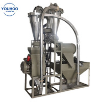 Usine de mouture de blé industrielle automatique, ligne complète de machines de mouture de farine de blé, réglable avec alimentation en son de blé supplémentaire