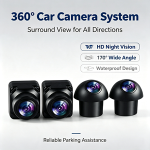 Ensemble de caméras de vision <span class=keywords><strong>panoramique</strong></span> 360° ZYKD, étanche IP67, 1080P, analogique AHD, pour voiture, avec WiFi et stockage DVR - Product Image 4