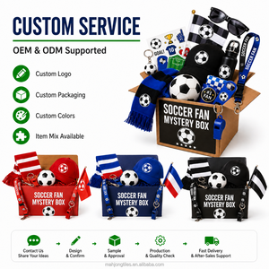 Coffret Cadeau Mystère pour Supporters de Football 2026 – Fournitures de Fête avec Drapeaux, Autocollants, Porte-clés et Bracelets Aléatoires Cousus à la Machine - Product Image 4