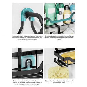 Adjustable <strong>Shower</strong> <strong>Storage</strong> Rack Shelves Caddy Hanging Shelf Bathroom Organizer Shampoo Bottle and Soap Holders for <strong>Showers</strong> - Product Image 6