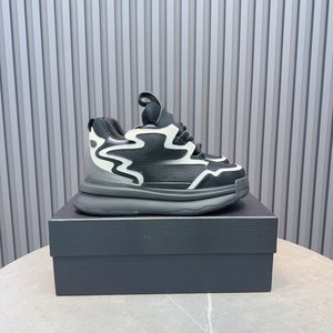 Baskets rétro tendance pour hommes, semelle épaisse surélevée, tige en tissu respirant, chaussures confortables pour tenue mode StreetAmiris - Product Image 5