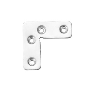 GQK Steel Right-Angle Door Frame with Detachable Plastic Profile Iron Corner Fixing Angle <b>Bracket</b> for Door/Ceiling/Wall Mount - Product Image 3