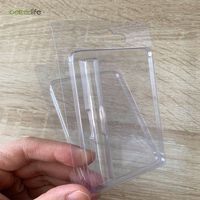 Emballages en plastique transparent personnalisés en gros avec logo pour emballages en blister vides de 0,5 ml et 1 ml