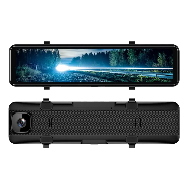 Sony Sensor 2K Resoluotion Sentuh Touch 11.88 Inci Cermin Kendaraan Dual Kamera Kotak Hitam Mobil H.264 Format Video Wifi <span class=keywords><strong>GPS</strong></span> pelacakan Sup
