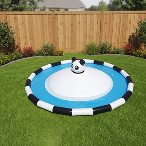 <span class=keywords><strong>Parc</strong></span> <span class=keywords><strong>aquatique</strong></span> gonflable en PVC sur le thème du panda, intérieur/extérieur, grand complexe multi-activités, toboggans aquatiques, <span class=keywords><strong>parc</strong></span> d'attractions commercial pour la cour - Product Image 1