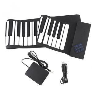 Piano electrónico enrollable de 88 teclas con control por aplicación Bluetooth para adultos, principiantes, uso doméstico, teclado MIDI portátil - Product Image 1