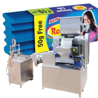 Petite machine de fabrication de savon avec extrudeuse et machine de découpe de savon 100-300 kg/h - Ligne de production compacte de savon en barre
