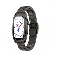 Montre connectée Z17 Max Ultra avec écran tactile IPS, bracelet en acier, suivi de la forme physique et du sommeil, charge sans fil