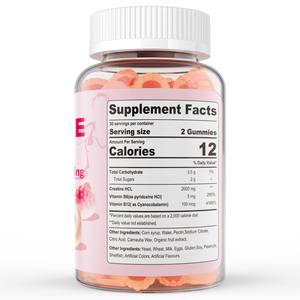 Gomitas de Creatina HCL OEM/ODM 2000mg con Vitamina B6 y B12, para el Desarrollo Muscular, Mayor Fuerza, Rendimiento y Recuperación Rápida - Product Image 6