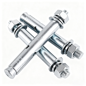 Tornillo de expansión hexagonal Bibo Yaente Factory M6m8m10m12 de longitud extendida, de hierro cincado, para fijación en techos, tipo drop-in - Product Image 1