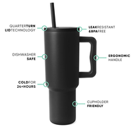 Bouteille d'eau isotherme 2L en acier inoxydable 304 avec poignée et couvercle à paille, idéale pour le voyage – Nouveauté très prisée