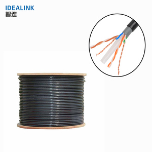 Câble réseau Cat6 direct usine, caméra CCTV, 1000 pieds, paire torsadée, câble UTP Cat6, câble LAN extérieur, CCA 305 <span class=keywords><strong>M</strong></span> - Product Image 5