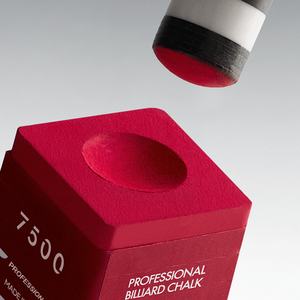 Craie de billard professionnelle Turning Point TP7500 Audacious Red à haute friction avec NFC anti-contrefaçon - Product Image 4
