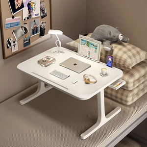 T60 Bay Thiết Kế Cửa Sổ Có Thể Gập Lại Máy Tính Xách Tay Bảng Phí Giản Dị Bàn Đèn Cho Phòng Ngủ Phòng Khách Có Thể Gập Lại Bàn Máy Tính - Product Image 1