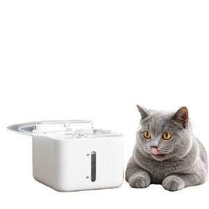 <span class=keywords><strong>Fontaine</strong></span> <span class=keywords><strong>à</strong></span> <span class=keywords><strong>eau</strong></span> automatique pour animaux de compagnie de qualité supérieure, <span class=keywords><strong>3</strong></span> <span class=keywords><strong>litres</strong></span>, pour chats, avec pompe silencieuse, bol en acier inoxydable, utilisation en intérieur - Product Image 1