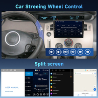 Autoradio Android Podofo 9'' 4+64G pour Renault Scenic 2003-2009, Carplay/Android Auto sans fil, GPS, RDS, WIFI, vente en gros