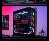 Boîtier de PC de jeu ROG GR801 édition luxe incurvée, écran incurvé de 92 pouces, style vue sur la mer, E-ATX, boîte ouverte