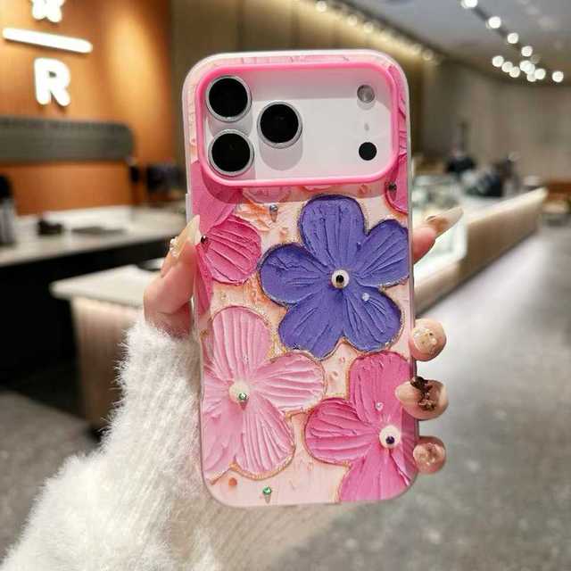 Lichicase Soft-hued Three Dimensional Decorated Floral-patterned Back Cover for Xiaomi Poco F7 F7 Pro C71 C85 Phone Shell
