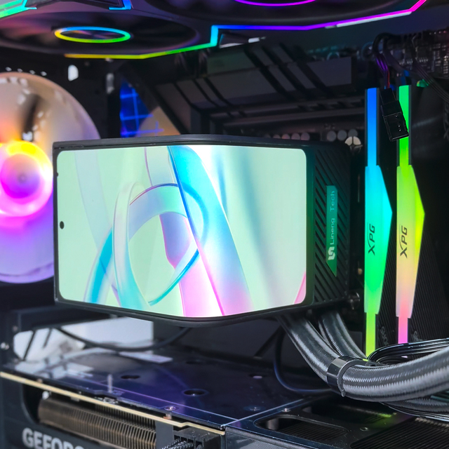 360mm AIO Liquid Cooling System 300 Watts TDP High Efficiency Radiator Fluid Bearing Pump ARGB LED Copper & Aluminum Gaming PC