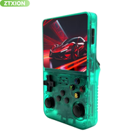 Console de jeux rétro portable originale R36S, écran de 3,5 pouces, jeux préinstallés, divertissement, cadeaux de Noël pour enfants, VS RGB20S 64 Go