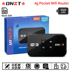 DNXT Pocket Wifi <b>Router</b> WiFi6 300Mbps Car Wifi <b>Router</b> WPS 3000mAh Wireless <b>Mobile</b> Wifi AP Mode Portable Wi-fi <b>Router</b> Party Use - Product Image 1