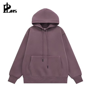 Conjunto de Sudadera con Capucha y Pantalones de Chándal de Forro Polar Oversize, Grueso y Pesado, Unisex, de Corte Holgado, Estilo Urbano - Product Image 6