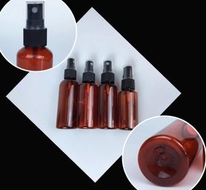 للبيع بالجملة زجاجة بخاخ من البلاستيك العنبر مع زجاجة بخاخ العنبر من البلاستيك الأسود الناعم - Product Image 3