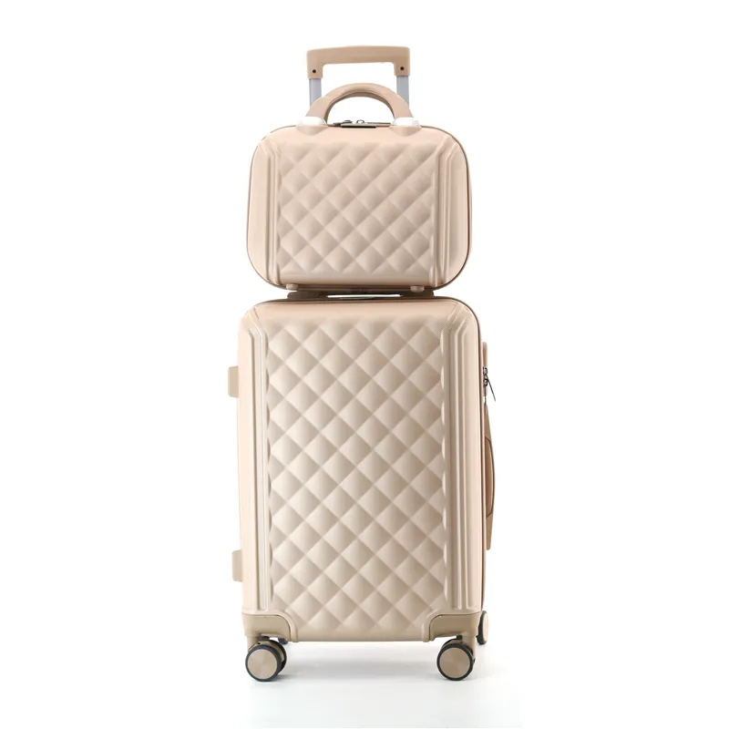 2024 Novo design leve 20/24/28 polegadas malas de viagem ABS/PC conjuntos de bagagem 3 peças