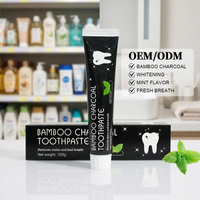 Pasta de Dientes de Carbón de Bambú Natural de Alta Calidad al por Mayor |   Pasta Dental Blanqueadora Sin Flúor para Refrescar el Aliento